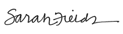 Sarah Fields Signature