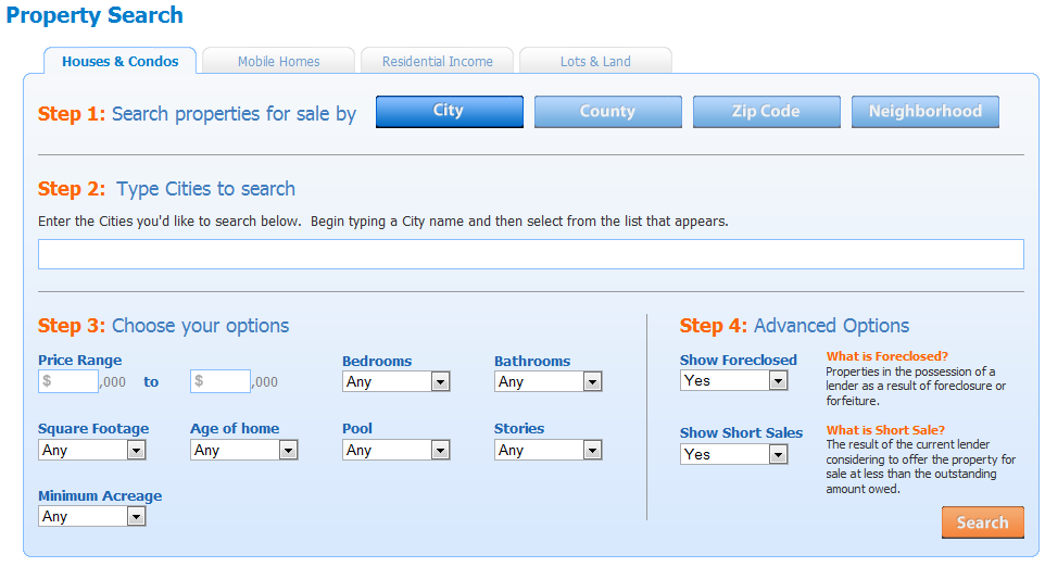 Search Central Valley Real Estate