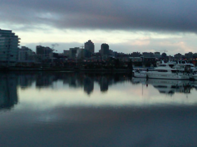 Olympic Village..The clouds are lifting