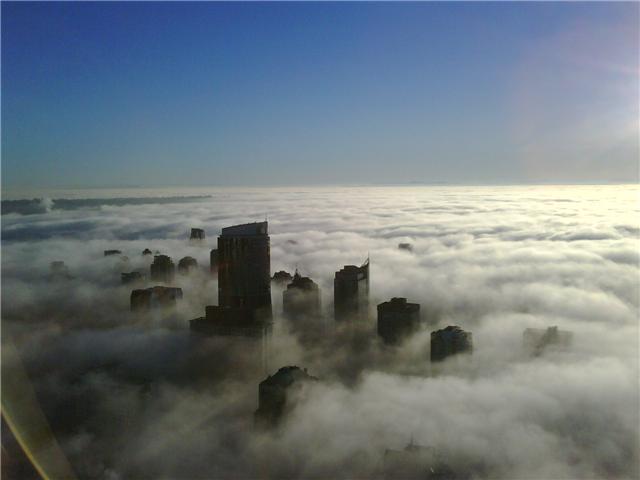 vancouver from the 60th shangri-la in the fog...jpg