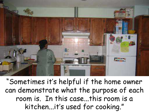 grandma in the kitchen