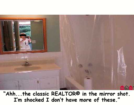 realtor in mirror