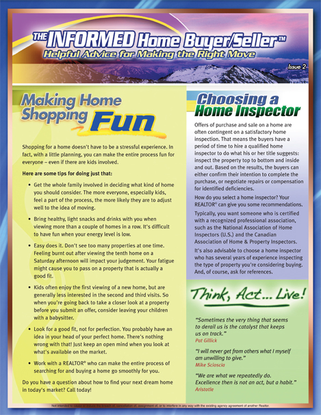 The Informed Buyer/Seller - Making Home Shopping Fun