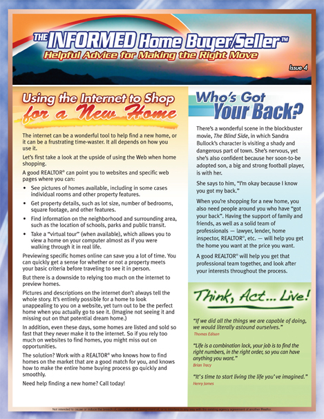 The Informed Home Buyer & Seller - April 2011.jpg