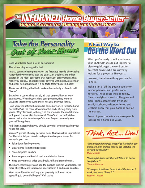 The Informed Home Buyer & Seller - May 2011.jpg