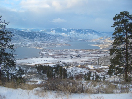 Winter over the valley