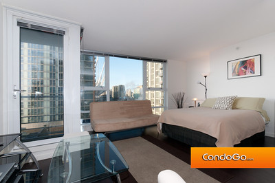 Downtown Downtown Vancouver Condo for sale: Spectrum Towers Junior 1 Bedroom 510 sq.ft. (Listed 2012-01-27)