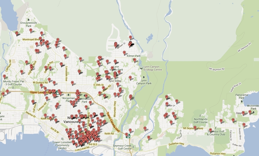 Joe Campbell Sales Map