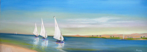 Felucas in the Nilo 17 X 46.jpg