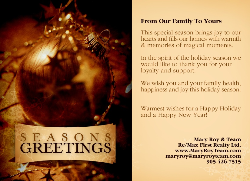 Seasons Greeting 2012