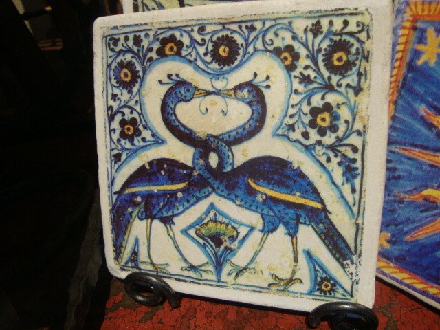 Kurtz plaque of kissing birds