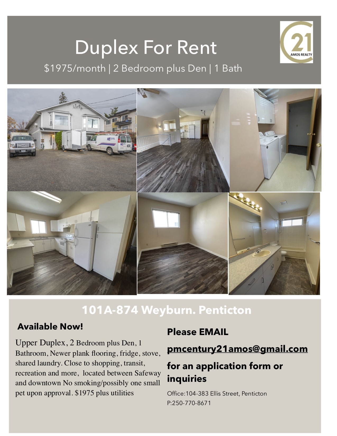 Brian Amos, Oliver real estate Apartment, House, Townhouse in