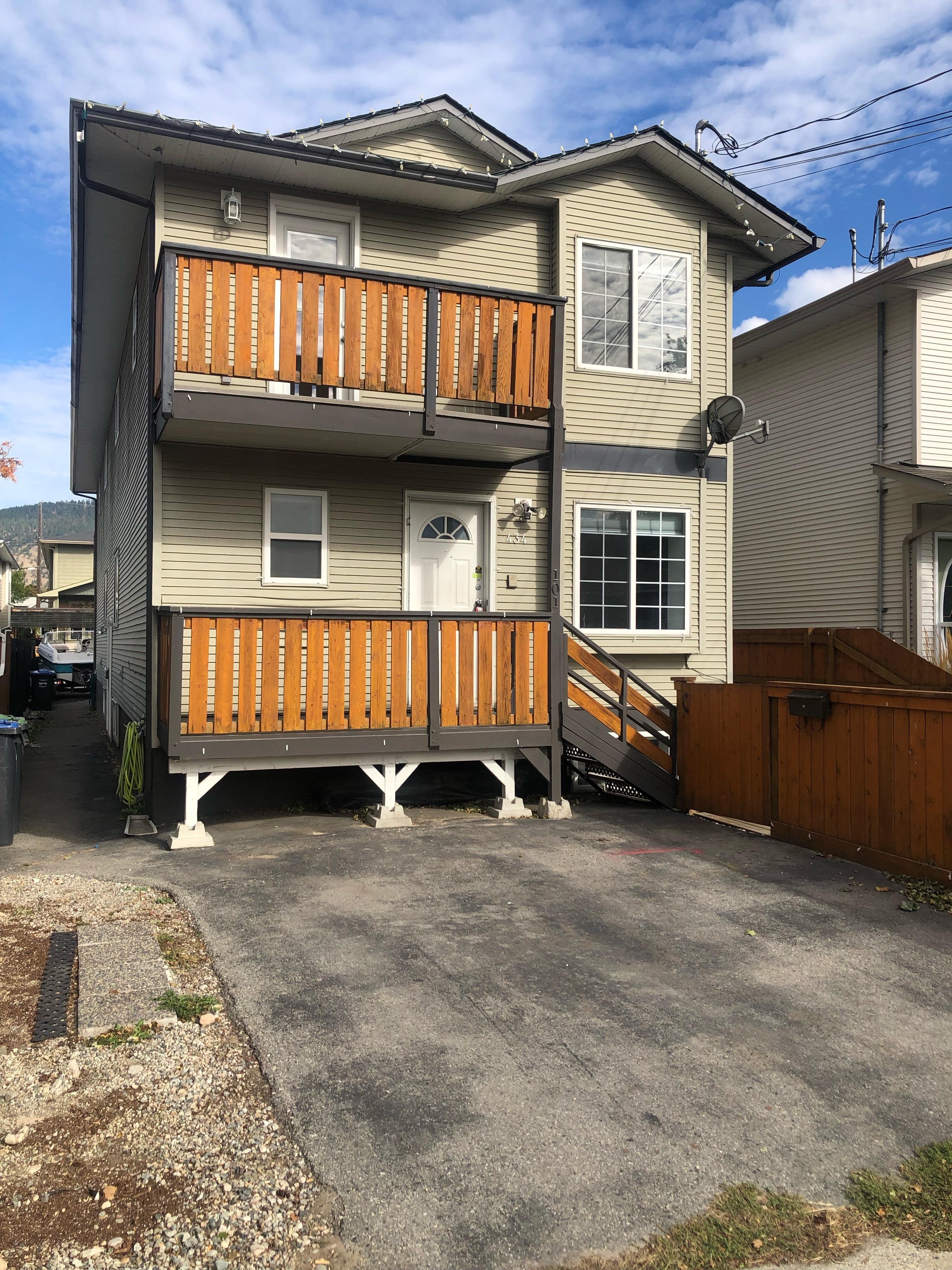 Penticton Duplex:  3 bedroom