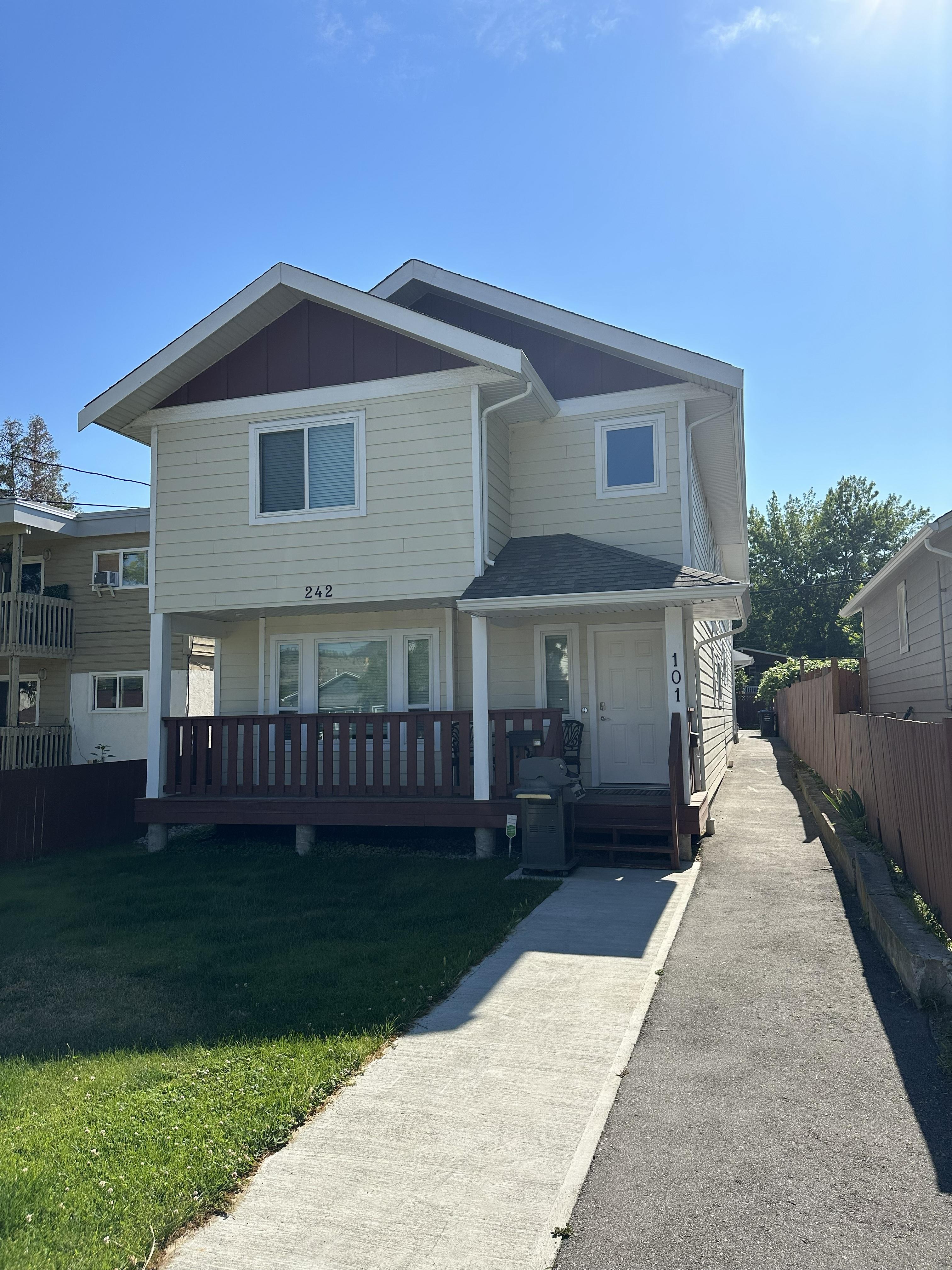 Penticton Duplex for rent:  4 bedroom  (Listed 2026-09-02)