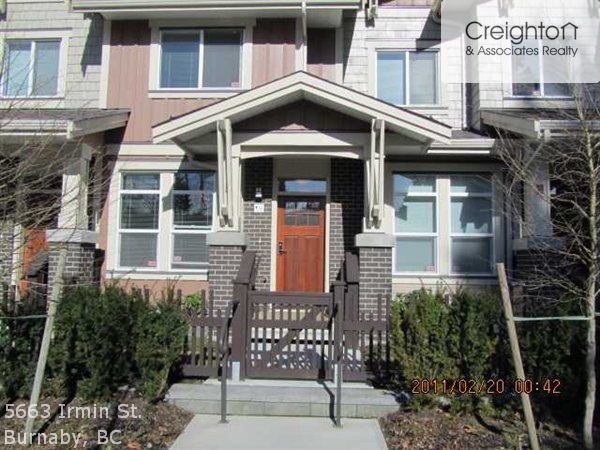 Metrotown Townhome for sale:  3 bedroom  (Listed 2011-06-03)