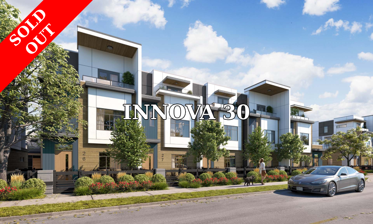 Innova30: 30 Modern Townhouses in Quilchena, Richmond
