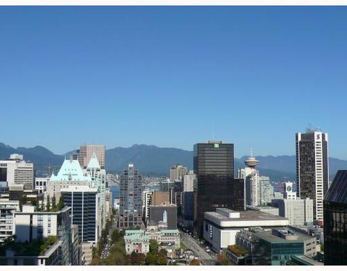 Downtown VW concrete condo hirise for sale: The Canadian at Wall Center 2 bedroom 1,119 sq.ft.
