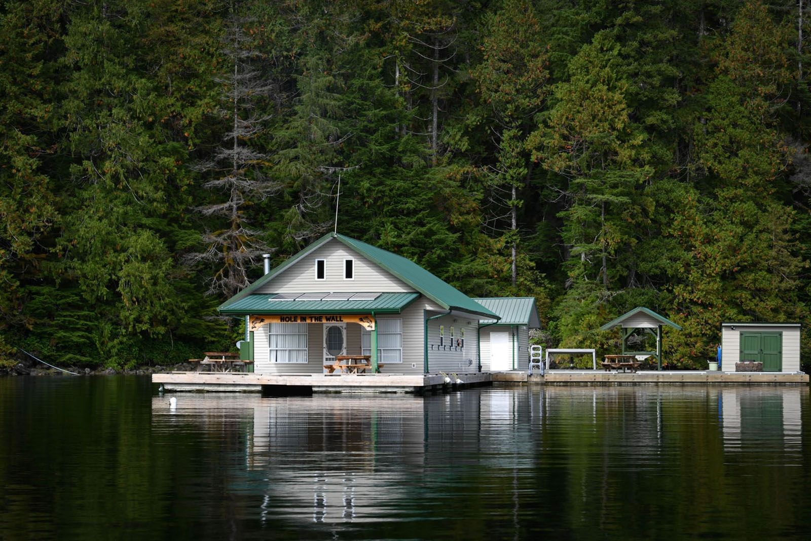 Tlupana Inlet Floating Fishing Lodge for sale:    (Listed 2025-09-15)