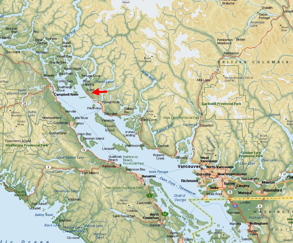 Grace Harbour, Okeover Inlet Oceanfront Cabin for sale 2 + Loft