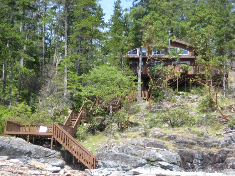 Grace Harbour, Okeover Inlet Oceanfront Cabin for sale 2 + Loft