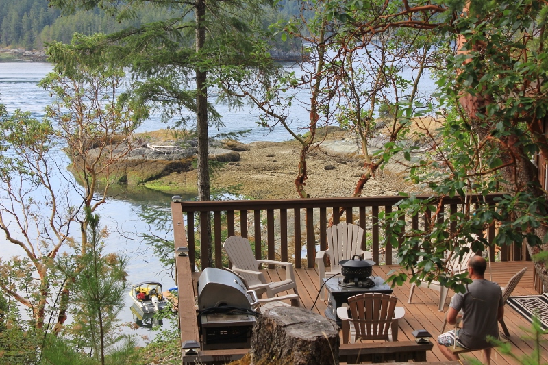Grace Harbour, Okeover Inlet Oceanfront Cabin for sale 2 + Loft
