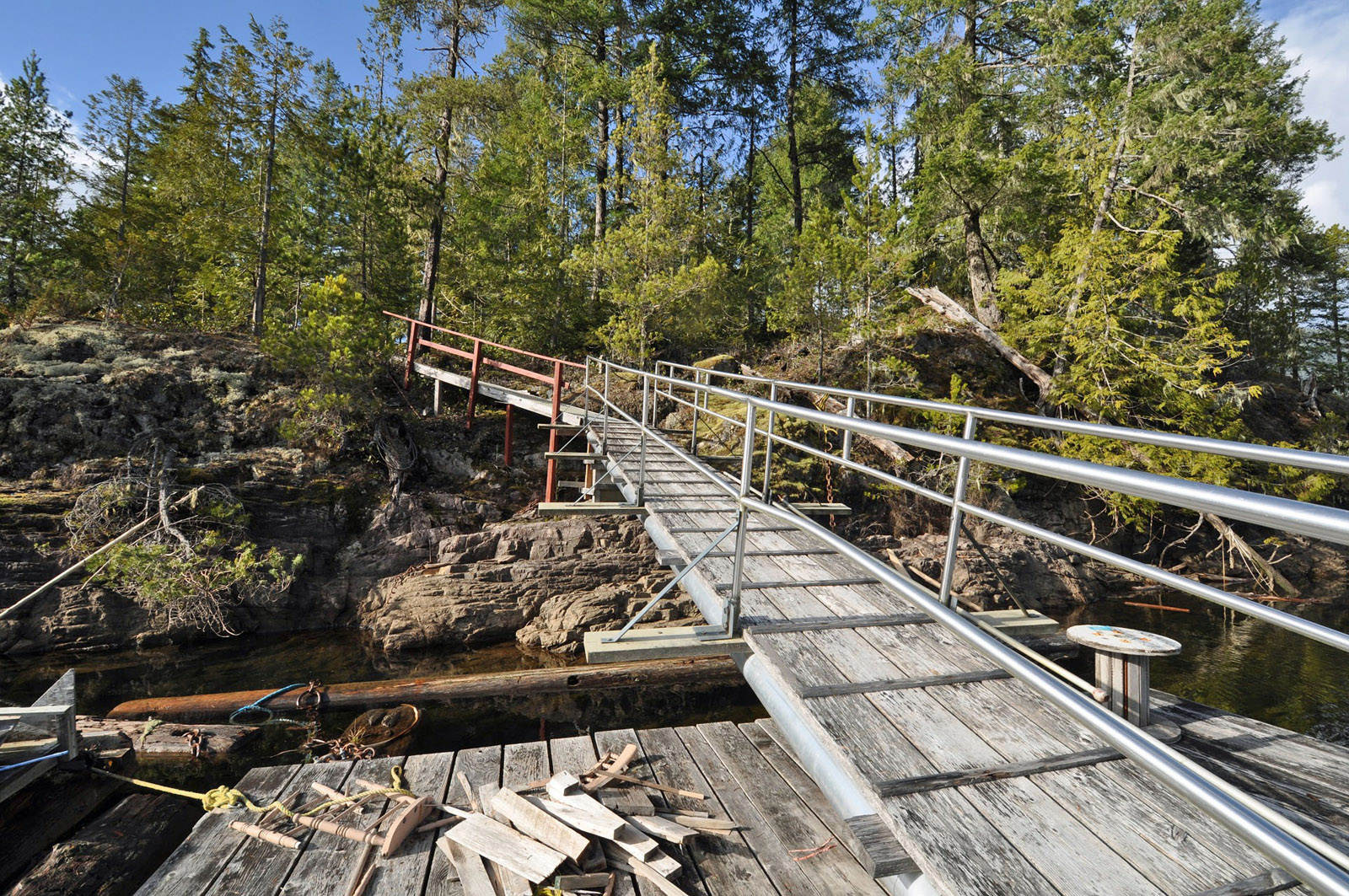 Powell Lake Island with 2 Cabins on Lake for sale 2 bedroom 864 sq.ft. (Listed 20190329)