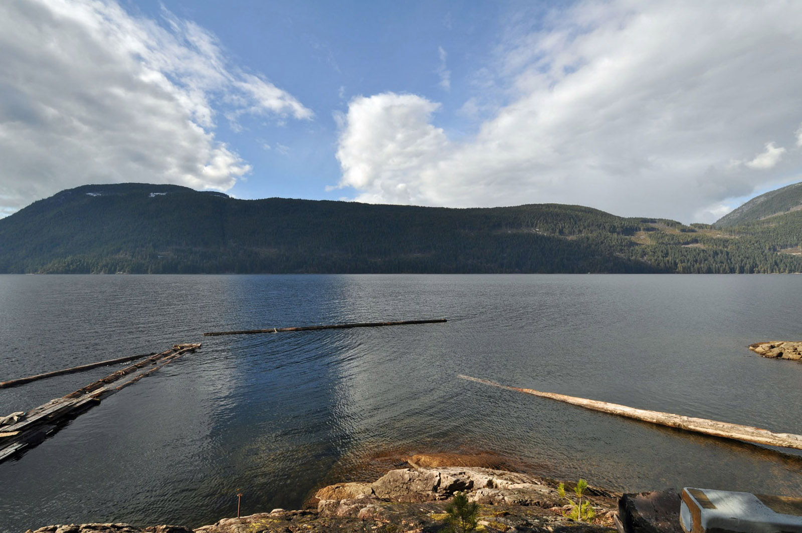 Powell Lake Island with 2 Cabins on Lake for sale 2 bedroom 864 sq.ft. (Listed 20190329)