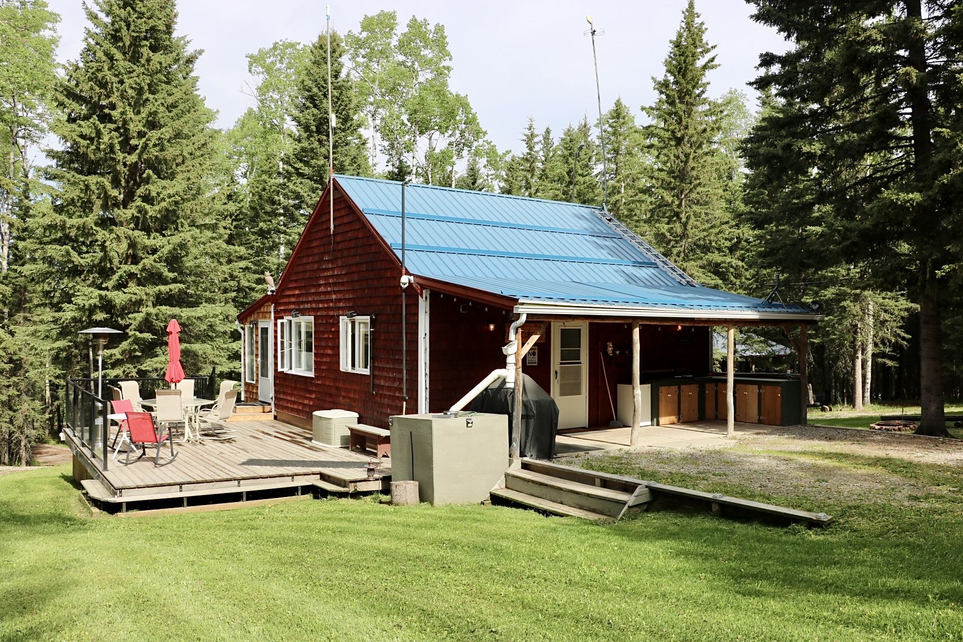 Water Valley Rural Mountain View County,Country Residential Cabin & Shop, Recreational for sale: 1 bedroom 801.96 sq.ft. (Listed 2021-06-08)