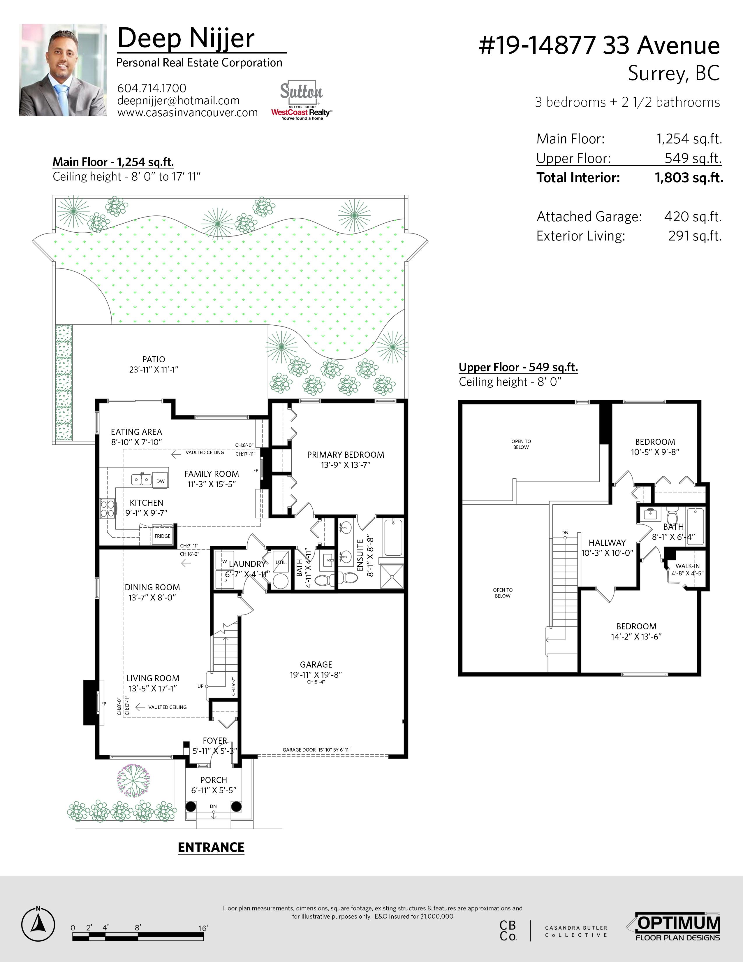 South Surrey Apartment: Sandhurst 3 bedroom